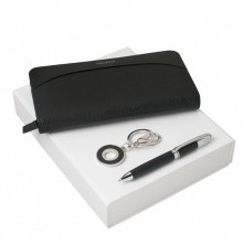 Подарочный набор Embrun: брелок, дорожный кошелек, ручка шариковая