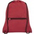 Складной рюкзак со шнурком Coss, heather dark red