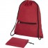 Складной рюкзак со шнурком Coss, heather dark red
