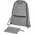 Складной рюкзак со шнурком Coss, heather medium grey