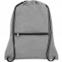 Складной рюкзак со шнурком Coss, heather medium grey