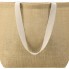 Сумка Jute джутовая с широким дном и карманом