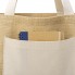 Сумка Jute джутовая с широким дном и карманом