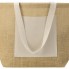 Сумка Jute джутовая с широким дном и карманом