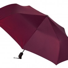 Зонт-полуавтомат складной Roof с куполом из переработанного пластика Зонт-полуавтомат складной Roof с куполом из переработанного пластика