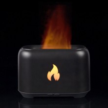 Увлажнитель-ароматизатор Fire Flick с имитацией пламени, черный Увлажнитель-ароматизатор Fire Flick с имитацией пламени, черный