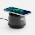 Bluetooth-колонка с подсветкой и беспроводной зарядкой Quantum, черная