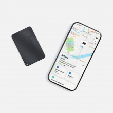 Электронная визитка-трекер MiCard Pro Duo для iPhone, черная