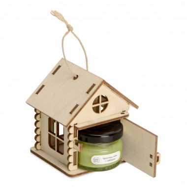 Подарочный набор Крем-мед лайм с имбирем в домике