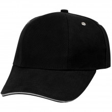 Бейсболка Hard Work Black со светоотражающим элементом Бейсболка Hard Work Black со светоотражающим элементом