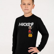 Свитшот детский Mickey, черный