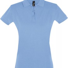 Рубашка поло женская Perfect Women 180 голубая