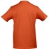 Футболка мужская с контрастной отделкой MADISON 170, оранжевый/белый