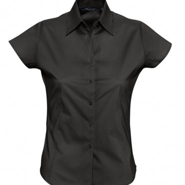 Рубашка женская с коротким рукавом Excess, черная