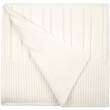 Шарф Knit Beat, белый (молочный)