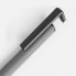 Ручка шариковая Standic Soft Touch с подставкой для телефона, серая