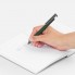 Ручка шариковая Standic Soft Touch с подставкой для телефона, зеленая