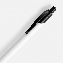Ручка шариковая Undertone Black Soft Touch, белая Ручка шариковая Undertone Black Soft Touch, белая