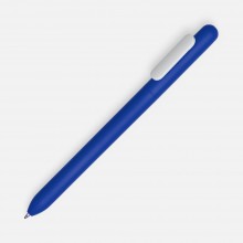 Ручка шариковая Slider Soft Touch, синяя с белым Ручка шариковая Slider Soft Touch, синяя с белым