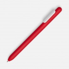 Ручка шариковая Slider Soft Touch, красная с белым Ручка шариковая Slider Soft Touch, красная с белым