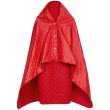 Плед-пончо для пикника SnapCoat, красный Плед-пончо для пикника SnapCoat, красный