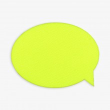 Наклейка тканевая Lunga Bubble, M, желтый неон