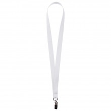 Лента для бейджа Neckband, белая Лента для бейджа Neckband, белая