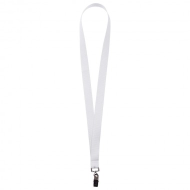 Лента для бейджа Neckband, белая
