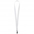 Лента для бейджа Neckband, белая