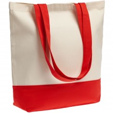 Холщовая сумка Shopaholic, красная Холщовая сумка Shopaholic, красная